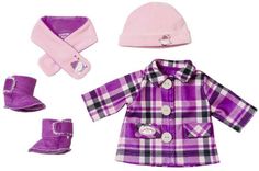 Игрушка Zapf Creation Baby Annabell Одежда Модная зима (фиолетовый)
