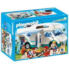 Конструктор PlayMobile Семейный автомобиль - дом на колесах (разноцветный)