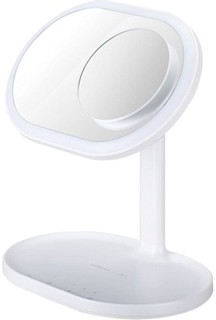 Зеркало-светильник Momax Q.Led QL3 с беспроводной зарядкой и Bluetooth-динамиком (белый)