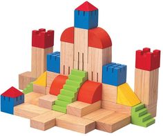 Конструктор Plan Toys Блоки (разноцветный)