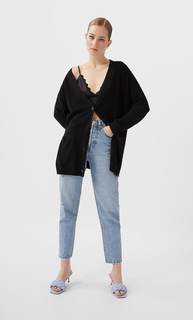 Длинный кардиган Stradivarius
