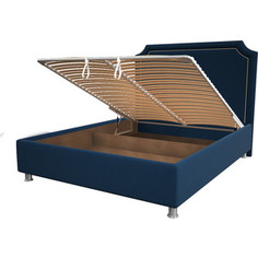 Кровать OrthoSleep Федерика blue механизм и ящик 160x200