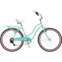 Велосипед Schwinn Miramar Women (2019), 7 скоростей, колёса 26, цвет голубой