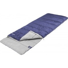 Спальный мешок Jungle Camp Avola Comfort, с подголовником, левая молния, цвет синий