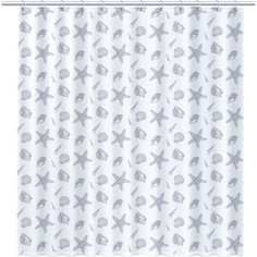 Шторка для ванной Fixsen белый, без колец, 180x200 см (FX-1501A)