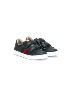 Gucci Kids кроссовки с отделкой Web
