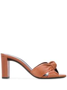 Saint Laurent мюли с узлом
