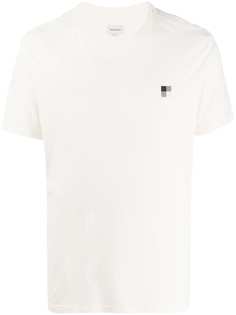 Woolrich футболка с вышитым логотипом