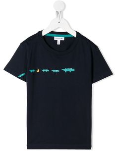 Lacoste Kids футболка с принтом