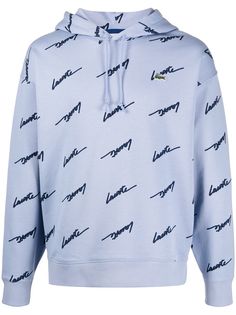 Lacoste худи с кулиской и логотипом