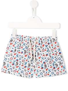 Mc2 Saint Barth Kids плавки-шорты с принтом
