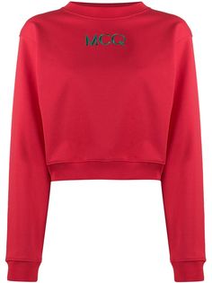 McQ Swallow толстовка с вышитым логотипом Alexander McQueen