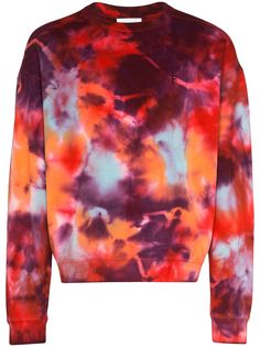 FUTUR толстовка Tidy Outline с принтом тай-дай