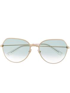 Givenchy Eyewear солнцезащитные очки в массивной круглой оправе