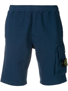 Stone Island шорты до колен с логотипом