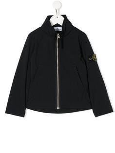 Stone Island Junior куртка-бомбер на молнии