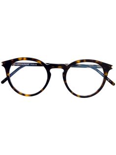 Saint Laurent Eyewear очки SL347 в круглой оправе