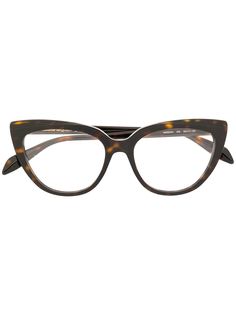 Alexander McQueen Eyewear очки в оправе кошачий глаз
