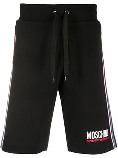 Moschino спортивные шорты с принтом Under Where