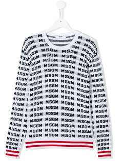 Msgm Kids джемпер с логотипом