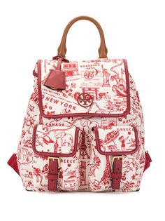 Tory Burch рюкзак Perry с принтом