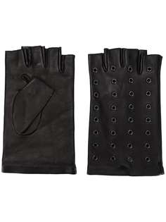 Karl Lagerfeld декорированные перчатки-митенки