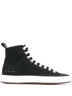 Common Projects высокие кроссовки с логотипом