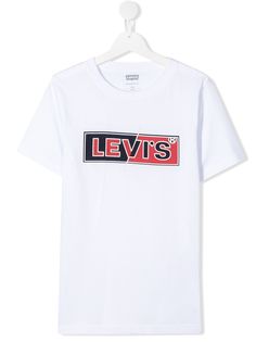 Levis Kids футболка с круглым вырезом и логотипом