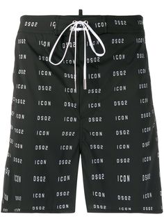 Dsquared2 плавки-шорты с логотипом