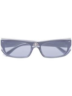 Balenciaga Eyewear солнцезащитные очки Shield в прямоугольной оправе