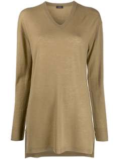 Joseph длинный джемпер с V-образным вырезом