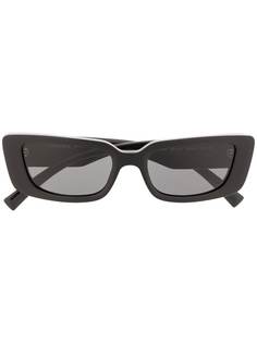 Versace Eyewear солнцезащитные очки с затемненными линзами в квадратной оправе