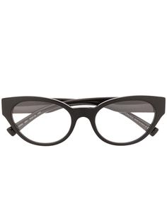 Versace Eyewear очки в оправе кошачий глаз с логотипом
