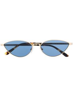 Karl Lagerfeld солнцезащитные очки в узкой овальной оправе