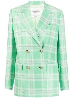 Essentiel Antwerp двубортный блейзер Vaneyck