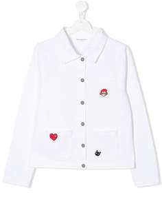 Sonia Rykiel джинсовая куртка с нашивками