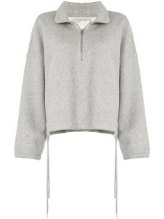 James Perse толстовка с воротником на молнии