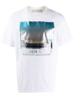 Golden Goose футболка с принтом