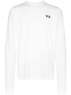 Y-3 футболка с длинными рукавами и принтом