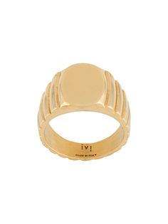 IVI овальное кольцо-печатка Signore