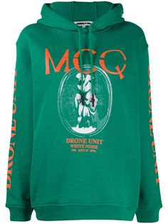 McQ Alexander McQueen худи с графичным принтом