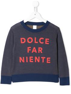 Tiny Cottons джемпер с принтом Dolce Far Niente