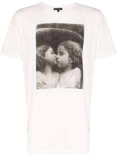 Ann Demeulemeester "the kiss" print T-shirt