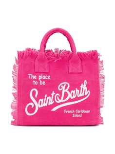 Mc2 Saint Barth Kids пляжная сумка с вышивкой