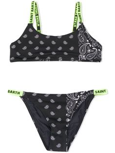 Mc2 Saint Barth Kids бикини с принтом и логотипом