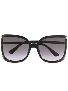 Jimmy Choo Eyewear солнцезащитные очки TIlda в квадратной оправе с затемненными линзами