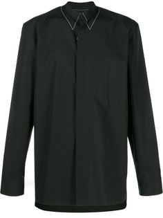Maison Margiela рубашка с декоративной строчкой