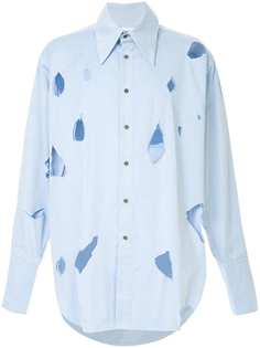 Charles Jeffrey Loverboy рубашка с прорехами