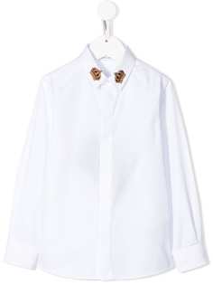 Dolce & Gabbana Kids рубашка с вышивкой