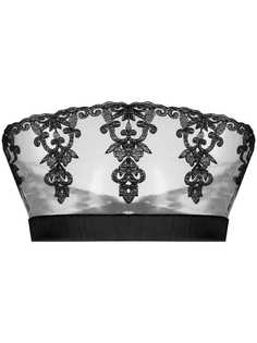 Fleur Of England кружевной бюстгальтер Onyx без бретелек